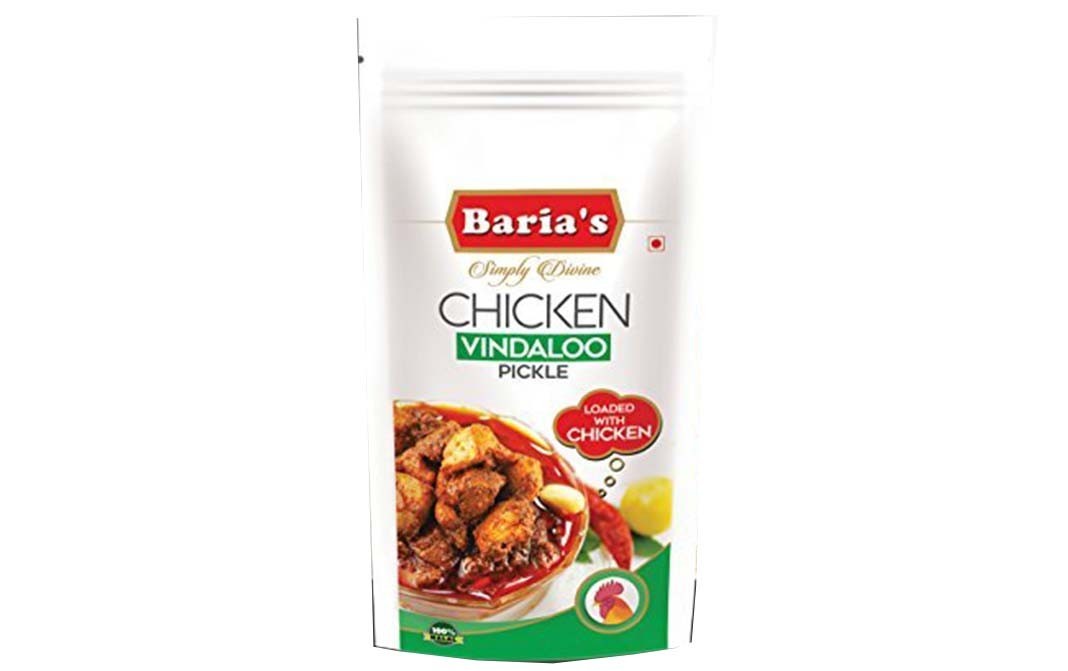 Baria's Chicken Vindaloo Pickle Loaded with Chicken   Pack  200 grams